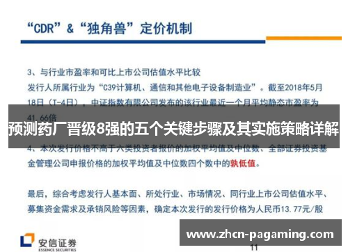 预测药厂晋级8强的五个关键步骤及其实施策略详解