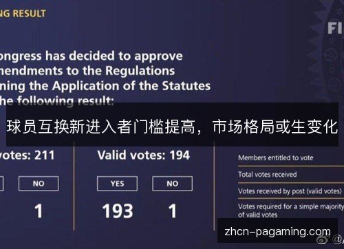 球员互换新进入者门槛提高，市场格局或生变化